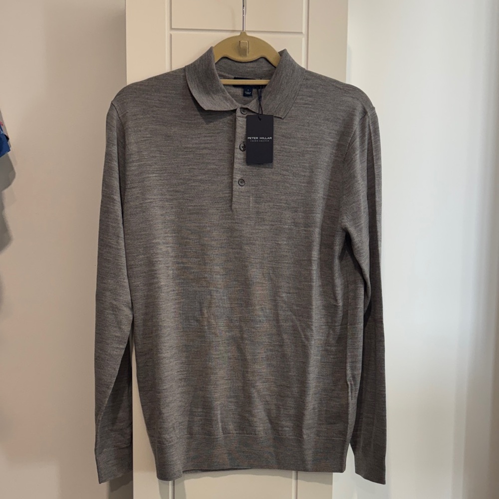 Peter Millar gale Polo long sleeve Shirt